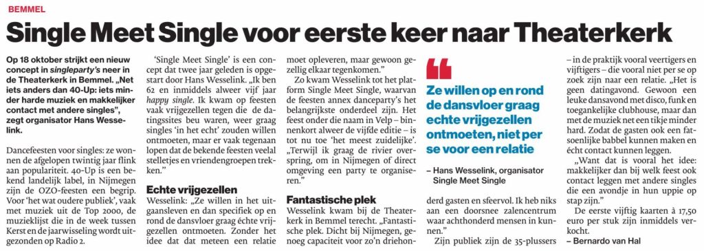 Pagina single meet single