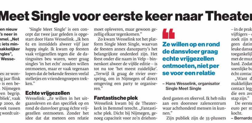 Pagina single meet single